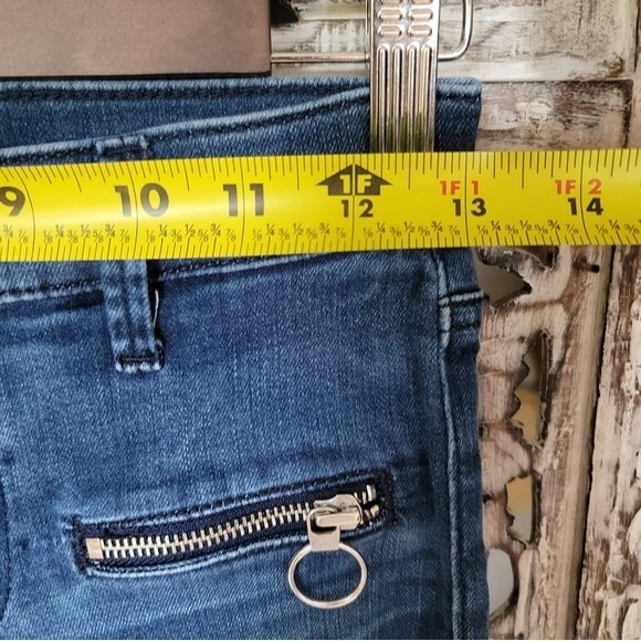 Express Express SuperSoft Ankle Legging Mid Rise Skinny Denim Stretch Jeans - Picture 3 of 10